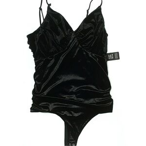 NWT Express Velvet Bodysuit L